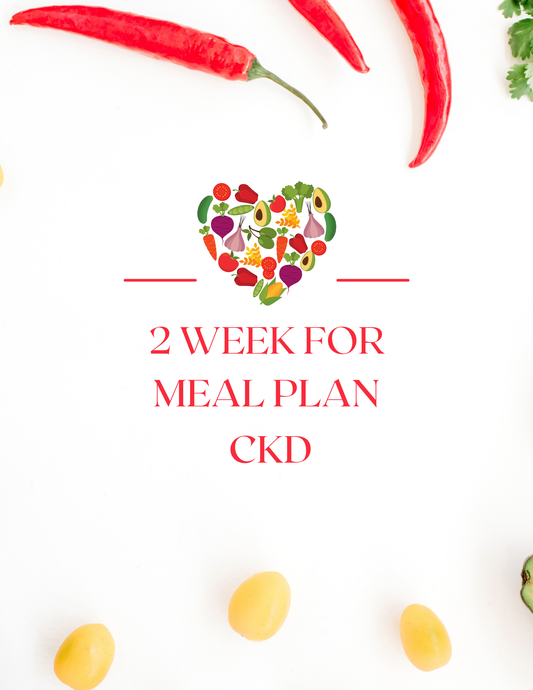 2 Week Meal Plan for Chronic Kidney Disease